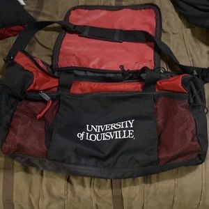 Old school Louisville duffel bag